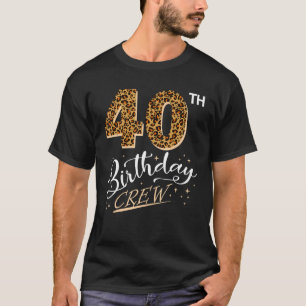 40 jaar oude boomluipaard 40e verjaardag t-shirt