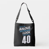 40 jaar oude bruistocht crossbody tas (Achterkant)