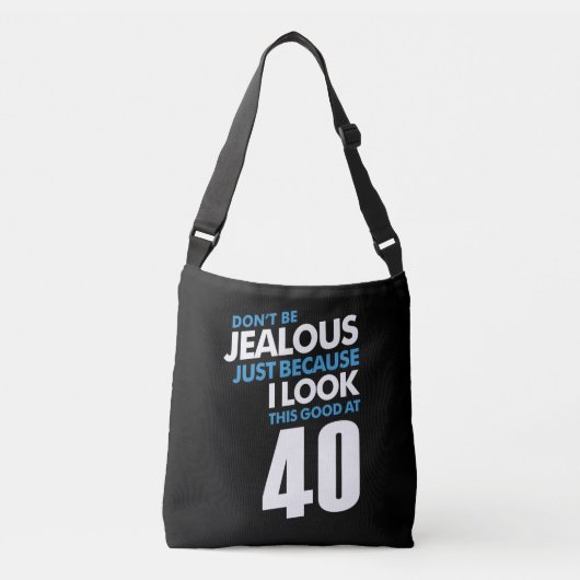40 jaar oude bruistocht crossbody tas (Voorkant)