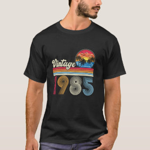 40 jaar oude cadeaus geboren in 1985 Retro 40th T-shirt
