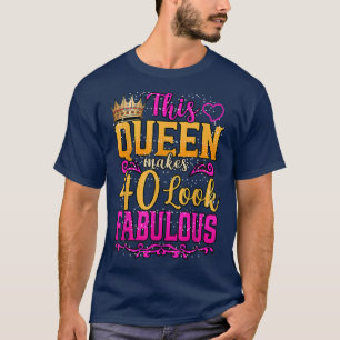 40 jaar oude cadeautjes 40 en verbluffend sinds 19 t-shirt