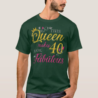 40 jaar oude cadeautjes 40 en verbluffend sinds 19 t-shirt