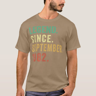 40 jaar oude cadeautjes sinds september 1982 40t t-shirt
