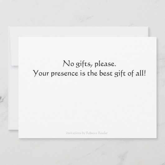 40 jaar oude champagne toast kaart (Achterkant)