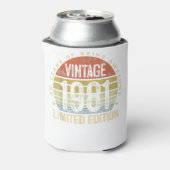 40 jaar oude geschenken  1981 beperkte editie 40t blikjeskoeler (Blikje Achterkant)