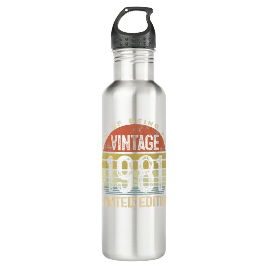 40 jaar oude geschenken 1981 beperkte editie 40t waterfles (Voorkant)