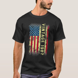 40 jaar oude geschenken  1982 Amerikaanse vlag 40e T-shirt