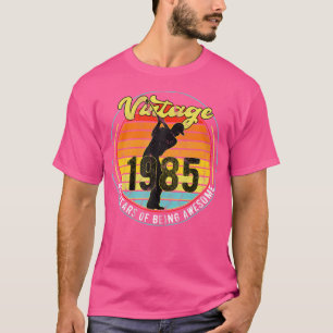 40 jaar oude golfspeler 1985 40e verjaardag t-shirt