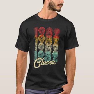 40 jaar oude klassieke Mannen 1982 40e verjaardag T-shirt