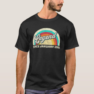 40 Jaar Oude Legende Sinds Januari 1983 40ste Verj T-shirt