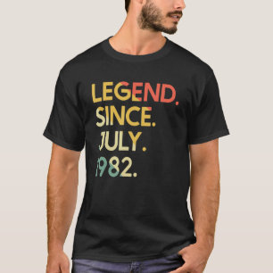 40 jaar oude legering sinds juli 1982 40e B T-shirt