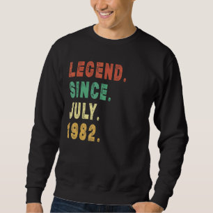 40 jaar oude legering sinds juli 1982 40e verjaard trui