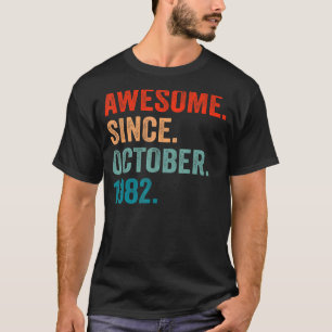 40 jaar oude Mannen van de 40e dag Geweldige sinds T-shirt