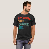 40 jaar oude Mannen van de 40e dag Geweldige sinds T-shirt (Voorkant volledig)