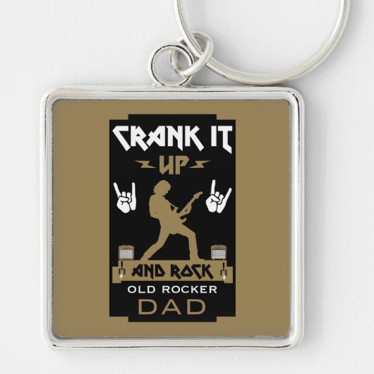 40 jaar oude rockers sleutelhanger (Voorkant)