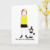 40 jaar oude sarcastische grappige crabby verjaard kaart (Gele Bloem)