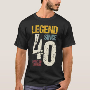 40 jaar oude Vintage 1982 40e verjaardag T-shirt