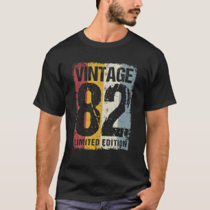40 jaar oude Vintage 1982 40e verjaardag T-shirt