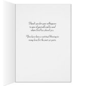 40 jaar religieuze service Larkspur-scripts (Binnen (Rechts))