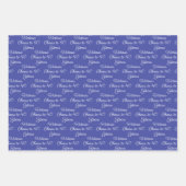 40 jaar roze lavendel 40e verjaardag inpakpapier vel (Voorkant 3)