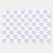 40 jaar roze lavendel 40e verjaardag inpakpapier vel (Voorkant 2)