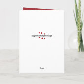 40 jaar Ruby jubileum Happy Years Wit Rood Kaart (Achterkant)