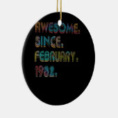 40 jaar sinds 40 februari 1982 keramisch ornament (Rechts)