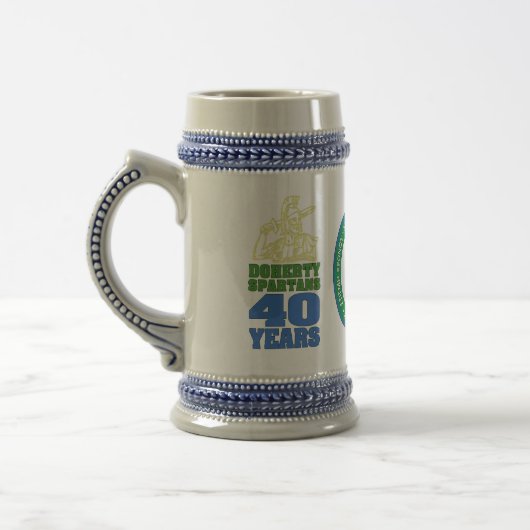 40 jaar Spartan Stein Bierpul (Links)