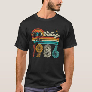 40 Jaar Verjaardag Vintage Mannen Vrouwen 40 Jaar T-shirt