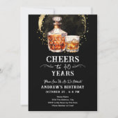 40 jaar Whiskey volwassen verjaardag Kaart (Voorkant)