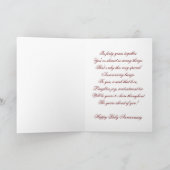 40-jarig huwelijksjubileum kaart (Binnen)