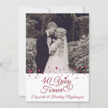 40-jarig jubileum Hearts JAAR IN FOREVER Foto