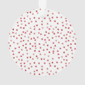 40-jarig jubileum Ruby Hearts Ornament (achterkant)