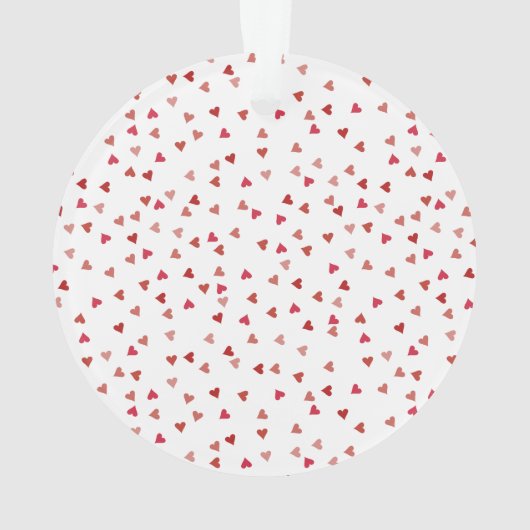 40-jarig jubileum Ruby Hearts Ornament (achterkant)