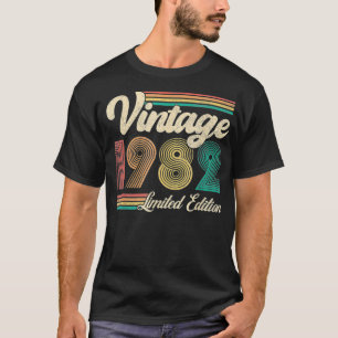 40-jarige geschenken geboren in 1982 40e geboorte t-shirt