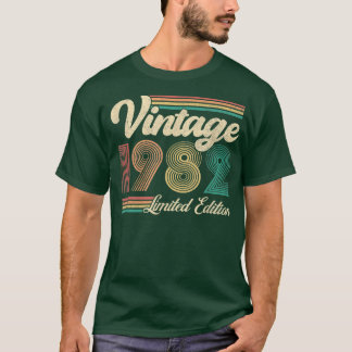 40-jarige geschenken geboren in 1982  40e geboorte t-shirt