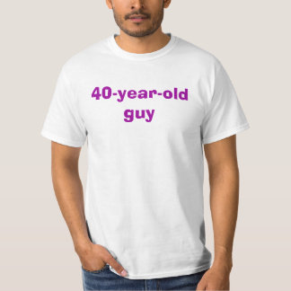 40-jarige man t-shirt