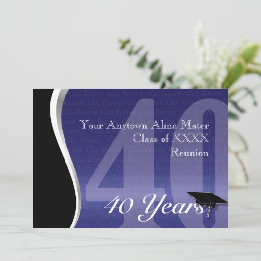  40-jarige vakbond kaart (Staand voorkant)