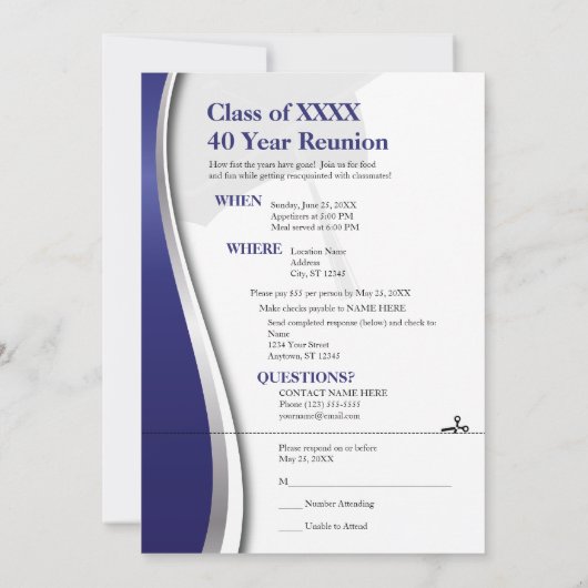  40-jarige vakbond kaart (Achterkant)