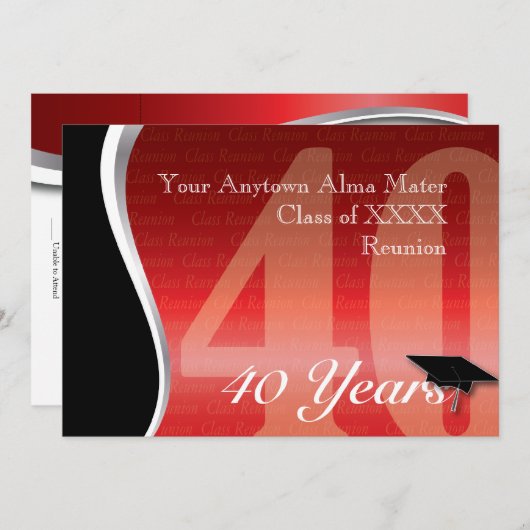 40-jarige vakbond kaart (Voorkant / Achterkant)