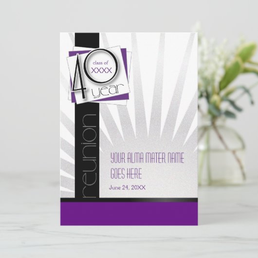  40-jarige vakbond kaart (Staand voorkant)