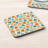 40 kattengezichten en één staart bier onderzetter (Linkerzijde)