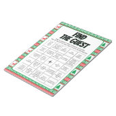 40 Kerstmis Vind de Gast Bingo Spelletjes Notitieblok (Schuin)