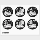 40 Klassiek Ronde Sticker (Vel)