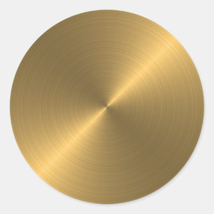 40 Kleuropties geborsteld Metaal scherm Ronde Sticker