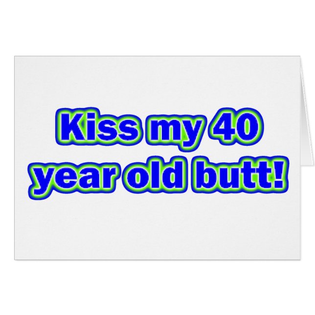 40 Kus m'n kont! (Voorkant Horizontaal)