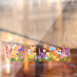 40" Lente Bloemen Decoratie Deur Raamsticker