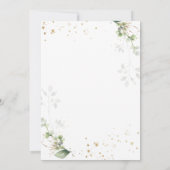 40-look Good Green Gold Botanical Birthday Kaart (Achterkant)