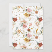 40-look Good Pink Gold Botanical Birthday Kaart (Achterkant)