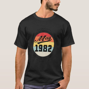 40 mei 1982 40e verjaardag 40 jaar Legenda T-shirt